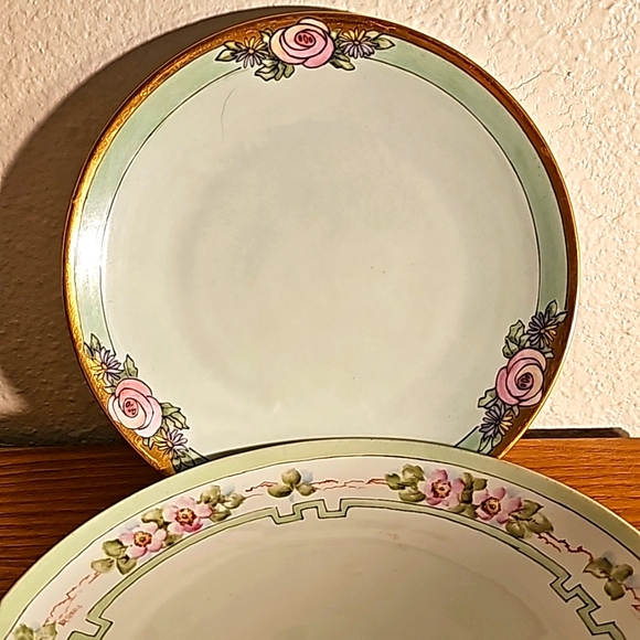 Bavaria China Plates Hand painted Floral porcelain - Picture 8 of 8